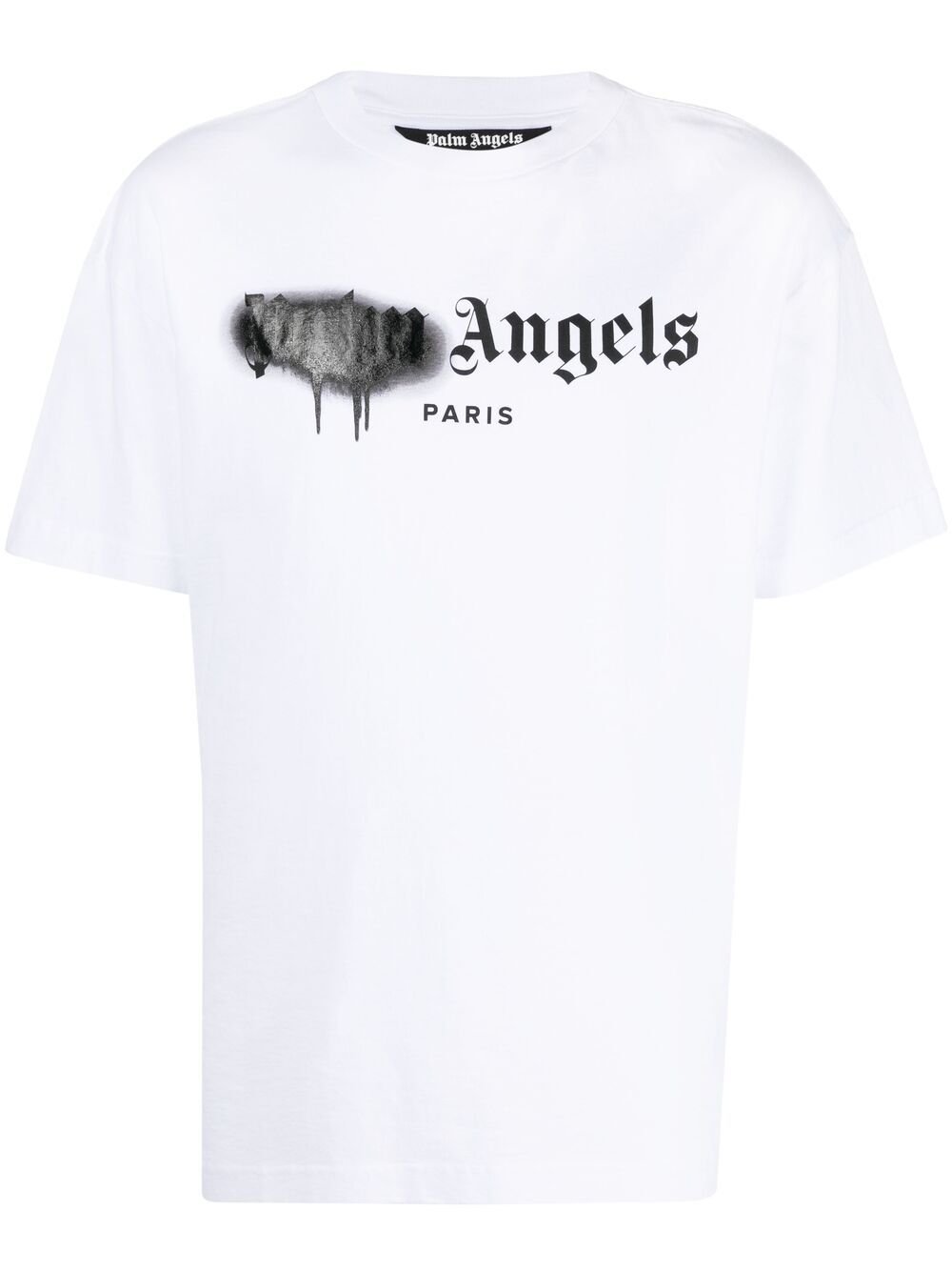 CAMISETA - P4LM 4NGELS BLACO NEGRO