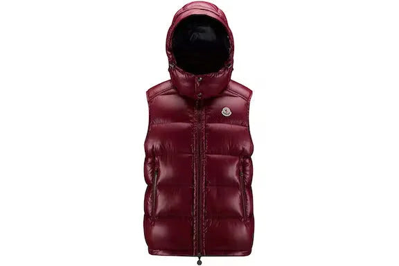 CHALECO - M0NCLER BORMES DOWN VEST BURDUNGY