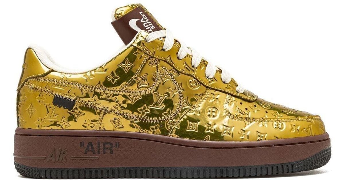 L0UIS VUITT0N - AF 1 LOW DORADAS