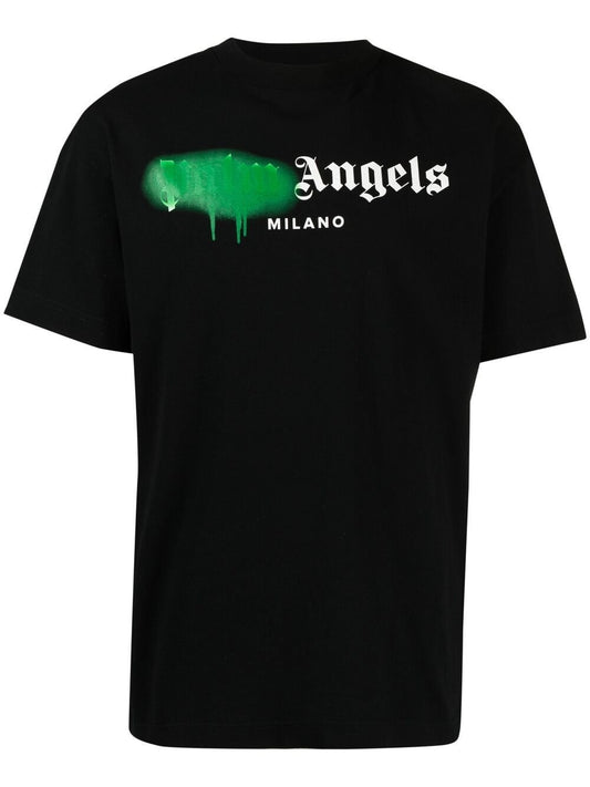 CAMISETA - P4LM 4NGELS NEGRO VERDE
