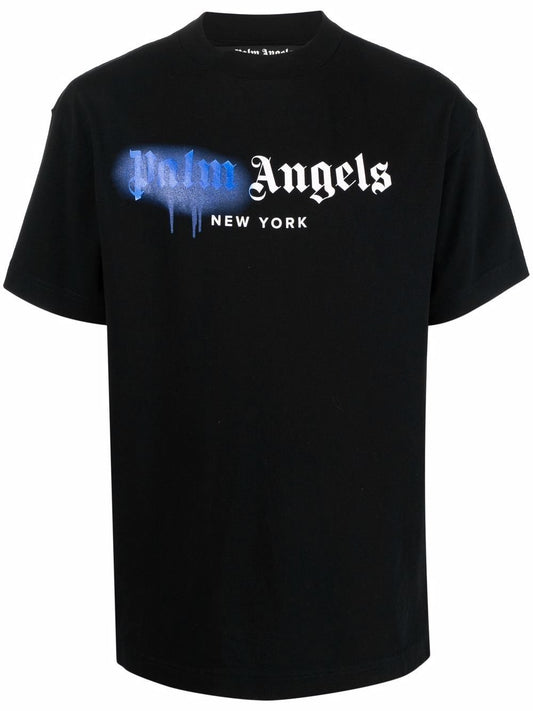 CAMISETA - P4LM 4NGELS NEGRO AZUL