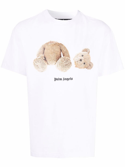 CAMISETA - P4LM 4NGELS OSO BLANCO