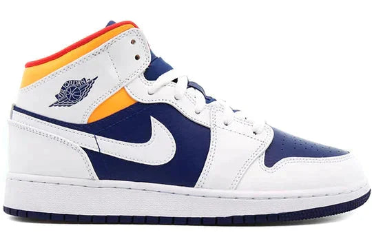 J0RDAN  1 - BLANCAS NARANJA LASER DEEP AZUL ROYALE