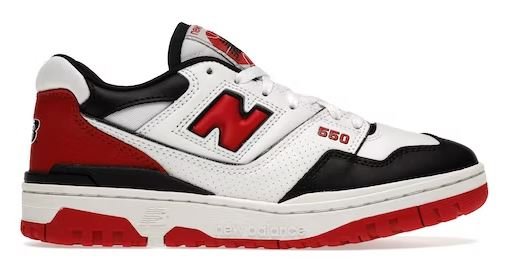 N3W B4L4NCE 550 – WHITE RED BLACK