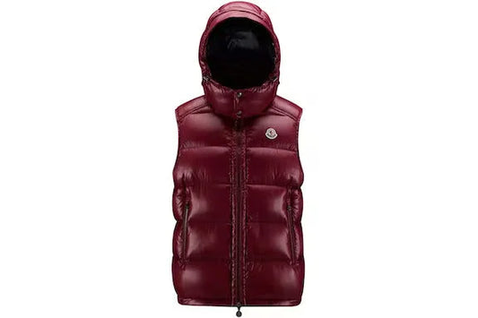 CHALECO - M0NCLER BORMES DOWN VEST BURDUNGY