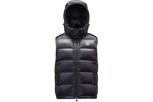 CHAQUETA- M0NCLER BORMES DOWN VEST NEGRAS
