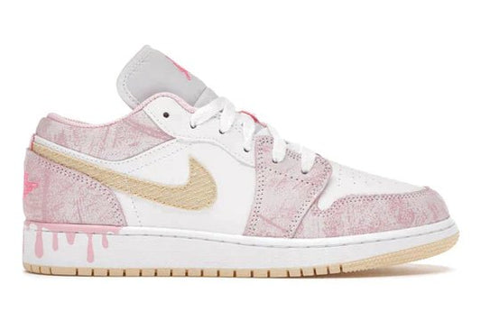 J0RDAN  1 LOW - PAINT DRIP ROSAS